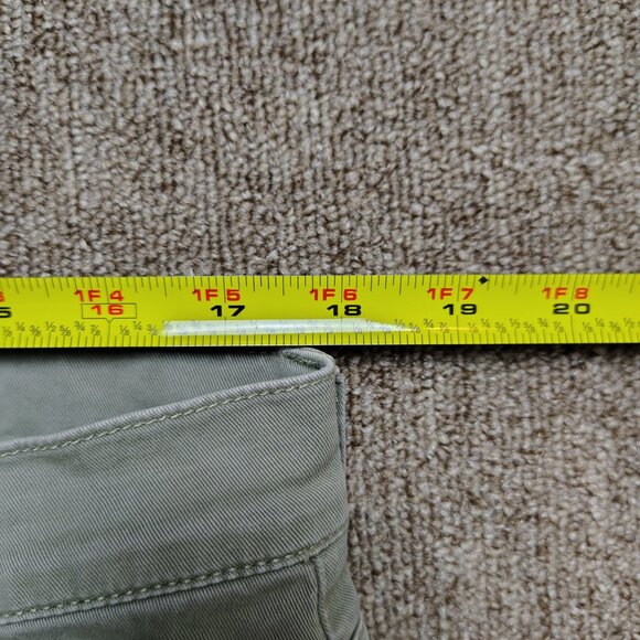 FLINT AND TINDER Pants Men Slim Fit 36x32 Green Cotton Blend Stretch Casual - Picture 7 of 9